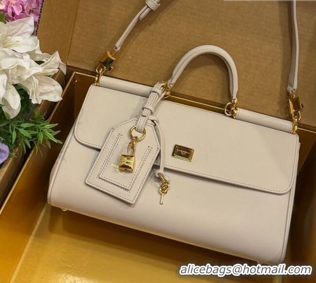 Luxury Cheap Dolce & Gabbana DG Elongated My Sicily handbag in Leather 0121 Beige 2026