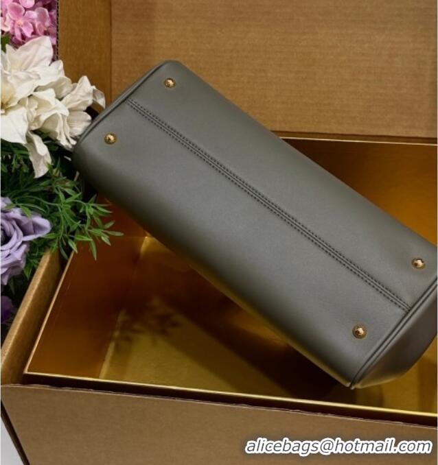 Top Quality Dolce & Gabbana DG Elongated My Sicily handbag in Leather 0121 Dark Grey 2026