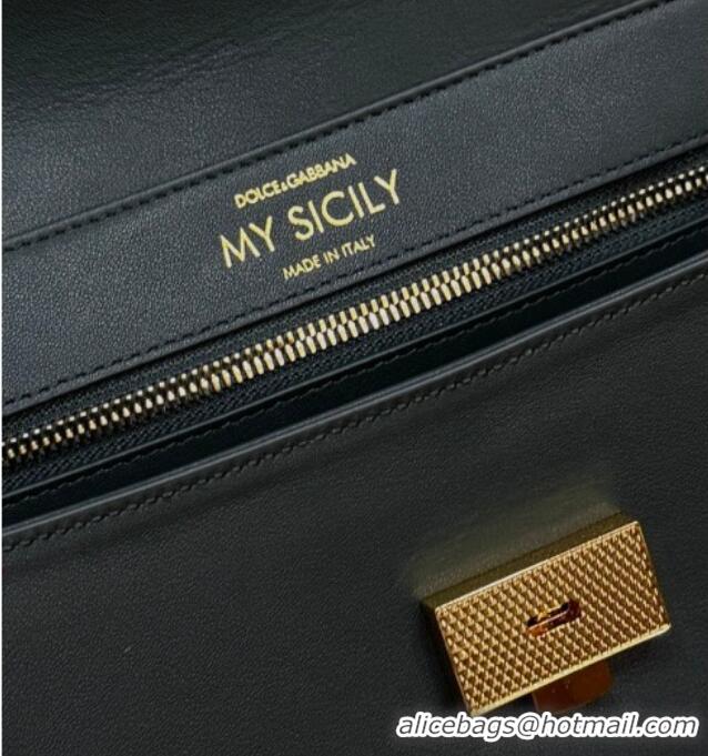 Buy Fashionable Dolce & Gabbana DG Elongated My Sicily handbag in Leather 0121 Dark Green 2026