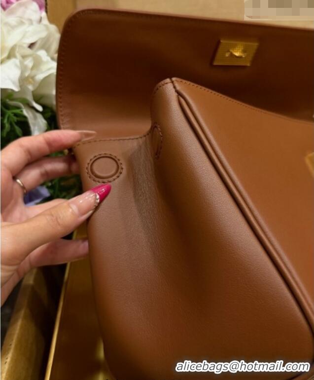 Well Crafted Dolce & Gabbana DG Elongated My Sicily handbag in Leather 0121 Brown 2026