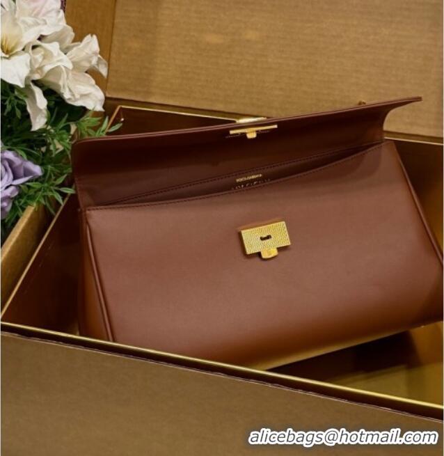 Well Crafted Dolce & Gabbana DG Elongated My Sicily handbag in Leather 0121 Brown 2026