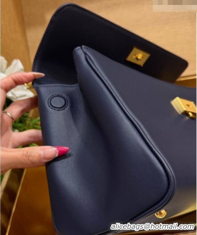 Top Design Dolce & Gabbana DG Elongated My Sicily handbag in Leather 0121 Dark Blue 2026