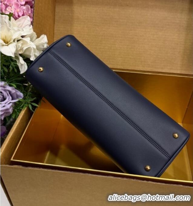 Top Design Dolce & Gabbana DG Elongated My Sicily handbag in Leather 0121 Dark Blue 2026