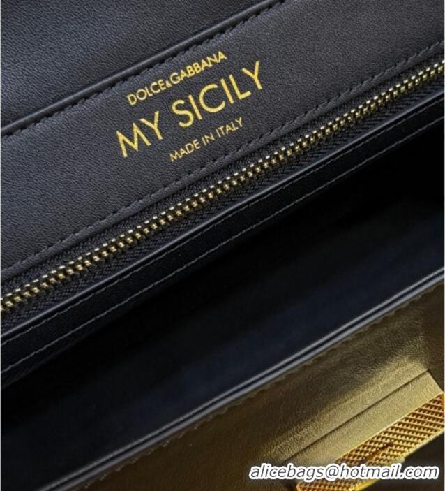 Well Crafted Dolce & Gabbana DG Elongated My Sicily handbag in Leather 0121 Black 2026