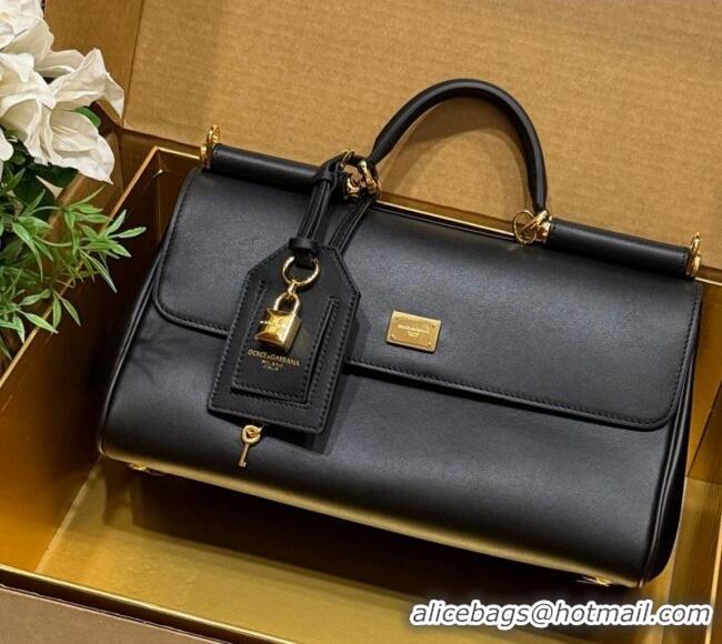 Well Crafted Dolce & Gabbana DG Elongated My Sicily handbag in Leather 0121 Black 2026