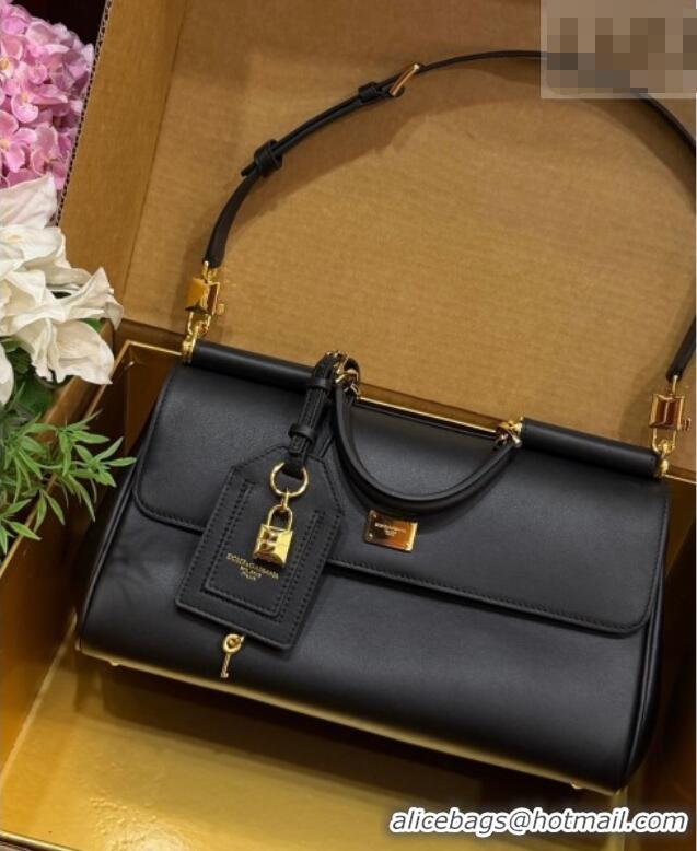 Well Crafted Dolce & Gabbana DG Elongated My Sicily handbag in Leather 0121 Black 2026