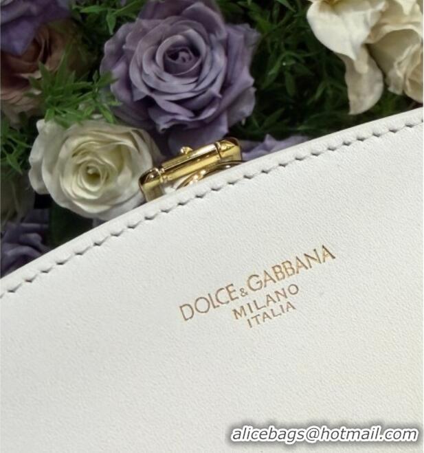 Best Price Dolce & Gabbana DG Capri Coffa Bag in calfskin leather 8616 White 2026