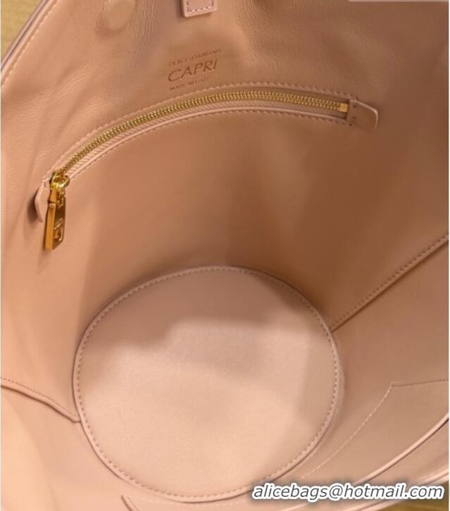 Discount Dolce & Gabbana DG Capri Coffa Bag in calfskin leather 8616 Pink 2026