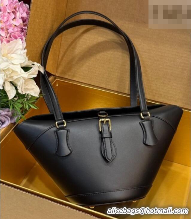 Luxury Cheap Dolce & Gabbana DG Capri Coffa Bag in calfskin leather 8616 Black 2026