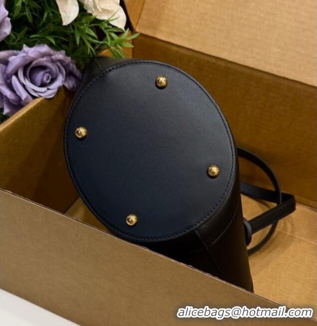 Luxury Cheap Dolce & Gabbana DG Capri Coffa Bag in calfskin leather 8616 Black 2026