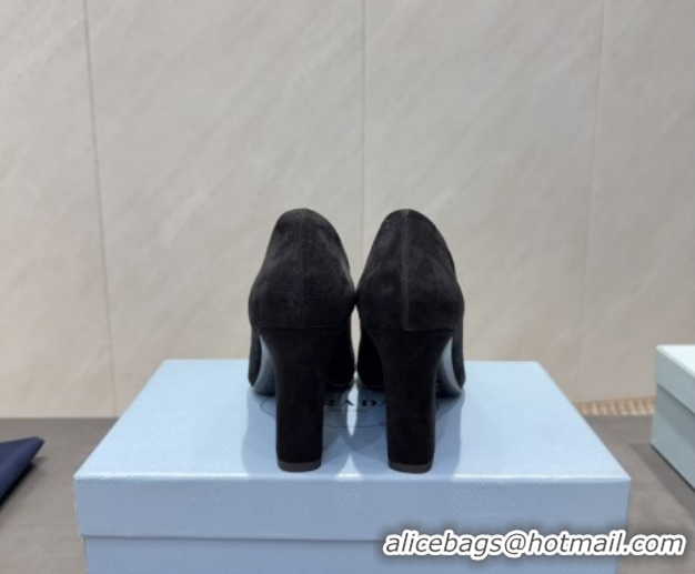 Cheap Price Prada Suede high heel pumps 8.5cm Black 1I838N 1205067 2026