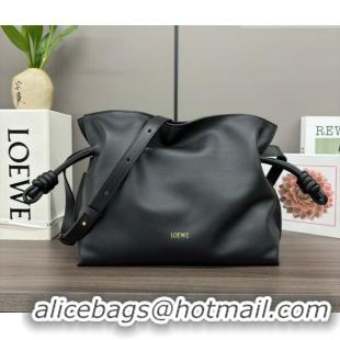 Best Product Loewe Flamenco Medium Clutch in Nappa Calfskin Leather 262386 Black 2026