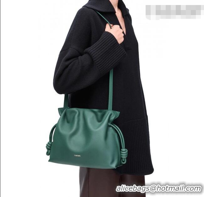 Best Product Loewe Flamenco Medium Clutch in Nappa Calfskin Leather 262386 Black 2026