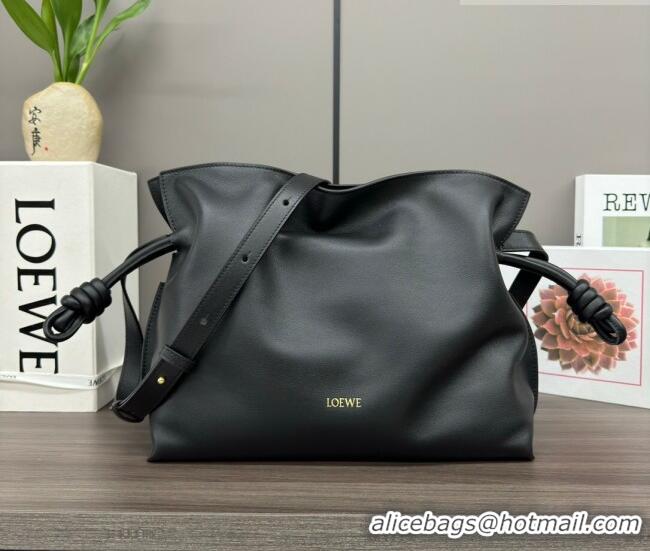 Best Product Loewe Flamenco Medium Clutch in Nappa Calfskin Leather 262386 Black 2026