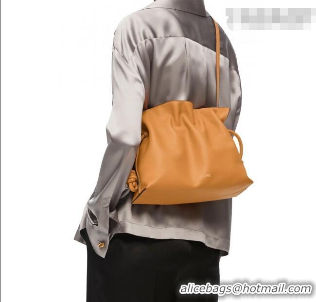 Top Grade Loewe Flamenco Medium Clutch in Nappa Calfskin Leather 262386 Dark Burgundy 2026