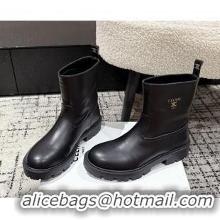 Top Grade Celine Margaret Ankle Boots 3.5cm in Calfskin Leather Black 1209055 2026
