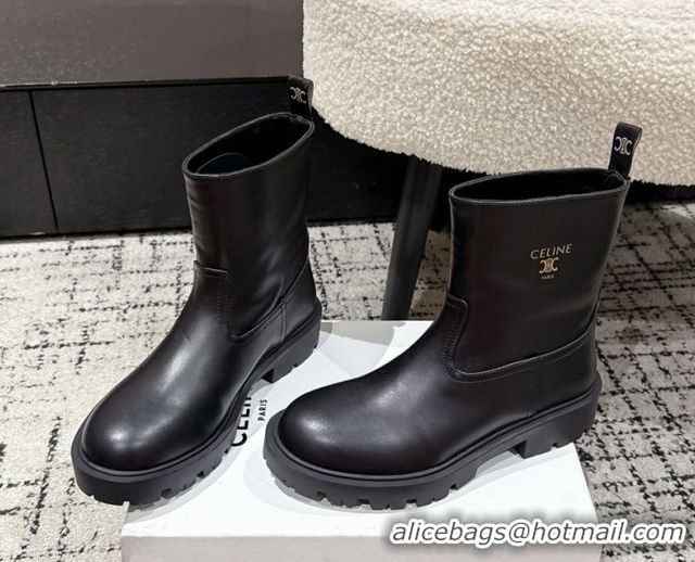 Top Grade Celine Margaret Ankle Boots 3.5cm in Calfskin Leather Black 1209055 2026