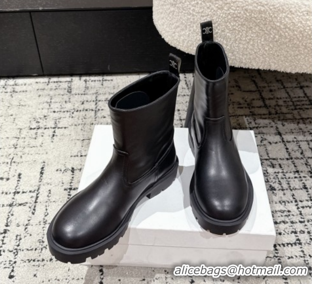 Top Grade Celine Margaret Ankle Boots 3.5cm in Calfskin Leather Black 1209055 2026