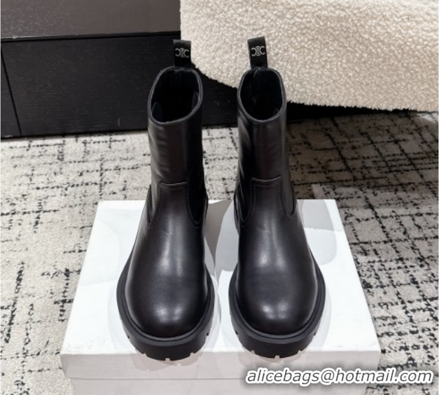 Top Grade Celine Margaret Ankle Boots 3.5cm in Calfskin Leather Black 1209055 2026