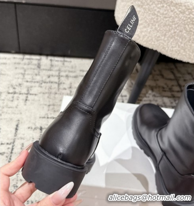 Top Grade Celine Margaret Ankle Boots 3.5cm in Calfskin Leather Black 1209055 2026