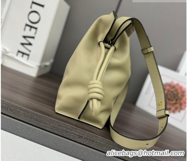 Shop Discount Loewe Flamenco Medium Clutch in Nappa Calfskin Leather 262386 Clay Green 2026