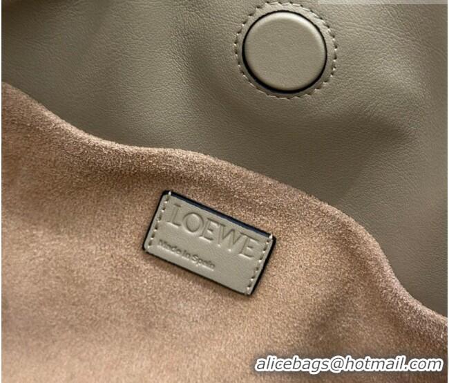 Shop Discount Loewe Flamenco Medium Clutch in Nappa Calfskin Leather 262386 Clay Green 2026