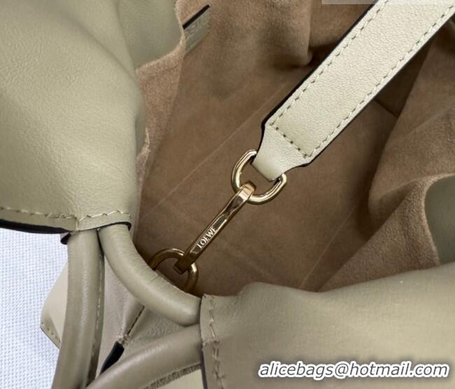 Shop Discount Loewe Flamenco Medium Clutch in Nappa Calfskin Leather 262386 Clay Green 2026