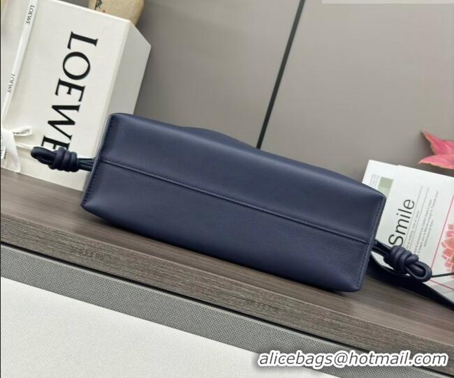 Well Crafted Loewe Flamenco Medium Clutch in Nappa Calfskin 262386 Abyss Blue 2026