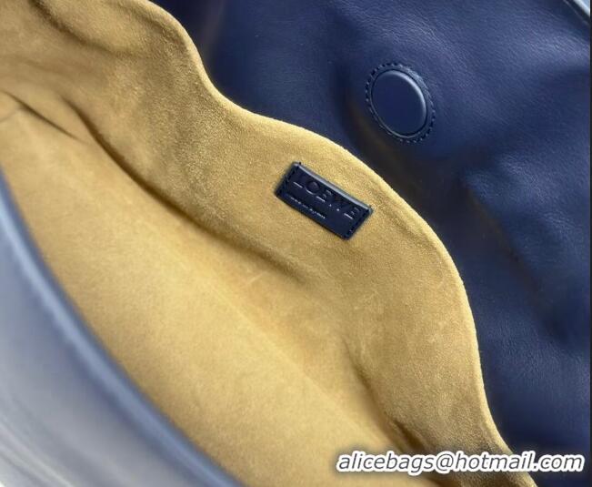 Well Crafted Loewe Flamenco Medium Clutch in Nappa Calfskin 262386 Abyss Blue 2026