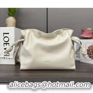 Top Quality Loewe Flamenco Medium Clutch in Nappa Calfskin Leathe262386 Sea Salt Whiter 262386 Sea Salt White 2026