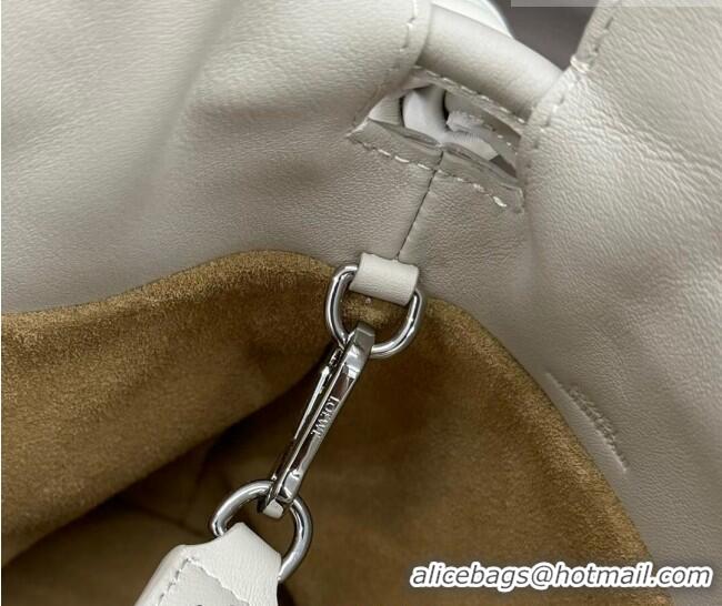 Top Quality Loewe Flamenco Medium Clutch in Nappa Calfskin Leathe262386 Sea Salt Whiter 262386 Sea Salt White 2026