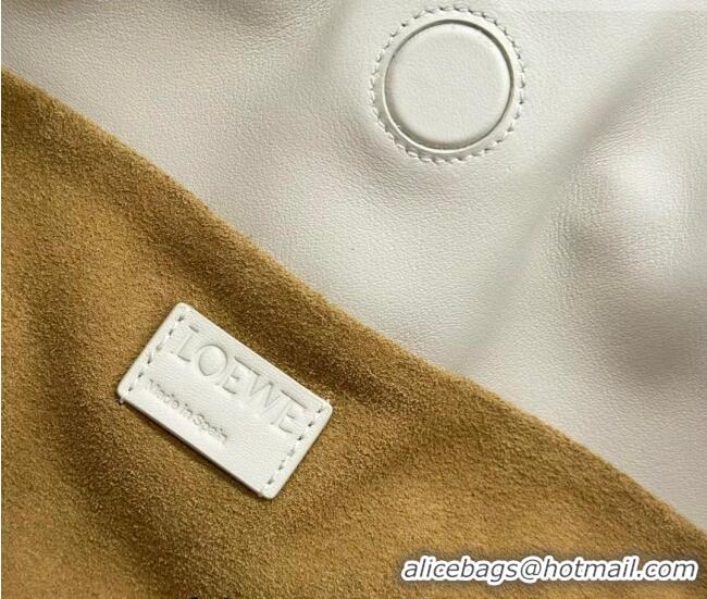 Top Quality Loewe Flamenco Medium Clutch in Nappa Calfskin Leathe262386 Sea Salt Whiter 262386 Sea Salt White 2026