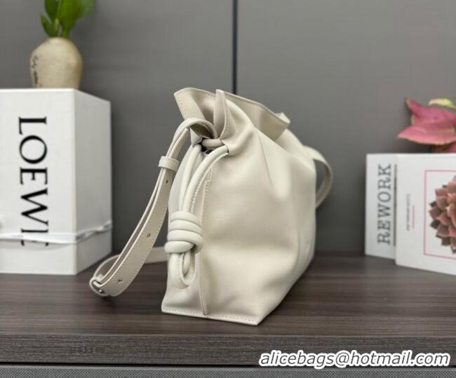 Top Quality Loewe Flamenco Medium Clutch in Nappa Calfskin Leathe262386 Sea Salt Whiter 262386 Sea Salt White 2026