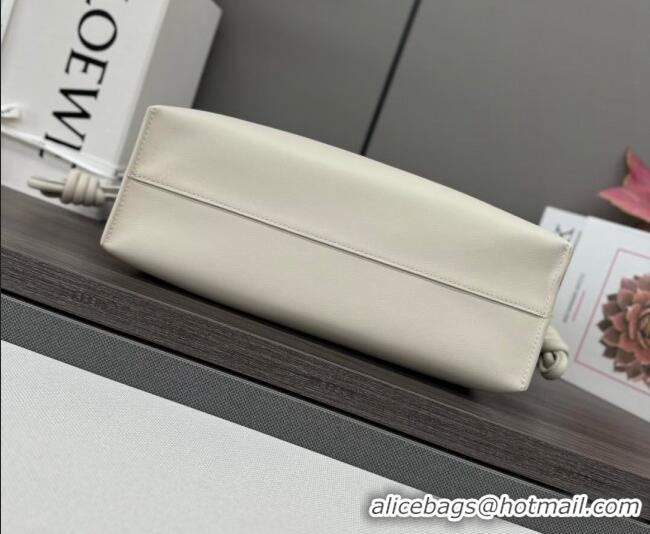 Top Quality Loewe Flamenco Medium Clutch in Nappa Calfskin Leathe262386 Sea Salt Whiter 262386 Sea Salt White 2026