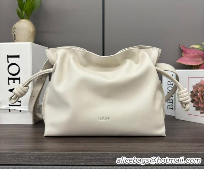 Top Quality Loewe Flamenco Medium Clutch in Nappa Calfskin Leathe262386 Sea Salt Whiter 262386 Sea Salt White 2026