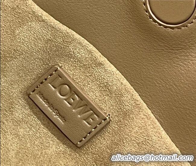 Grade Quality Loewe Flamenco Medium Clutch in Nappa Calfskin Leather 262386 Oak Brown 2026