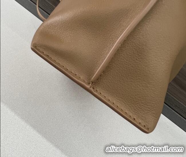 Grade Quality Loewe Flamenco Medium Clutch in Nappa Calfskin Leather 262386 Oak Brown 2026