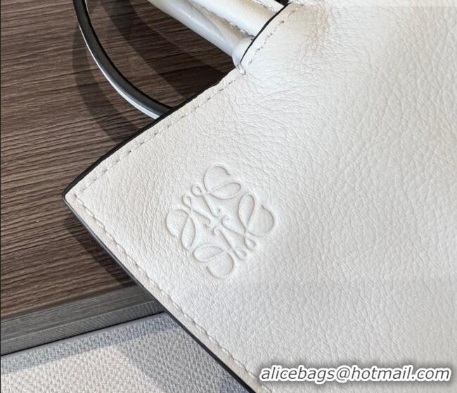 Well Crafted Loewe Flamenco Medium Clutch in Nappa Calfskin Leather 262386 Soft White 2026