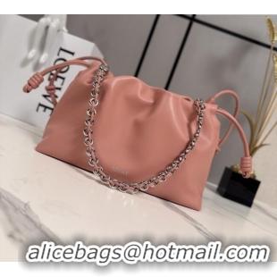 Luxury Cheap Loewe Medium Flamenco purse in mellow nappa lambskin Leather 012403 Blush Pink 2026