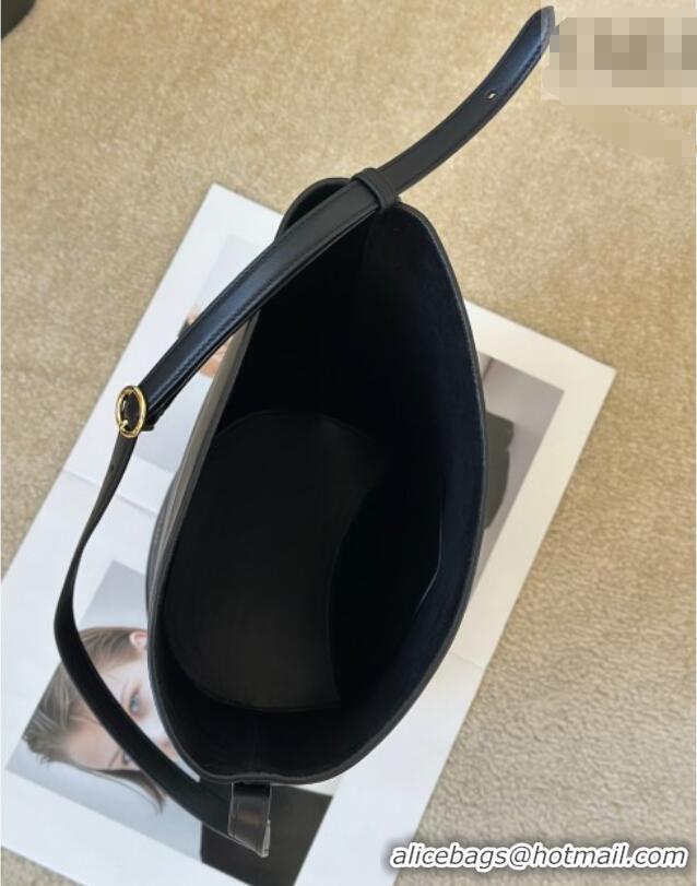 Promotional Alaia Hip Small Bucket Bag in Calfskin Leather 8857 Black 2026
