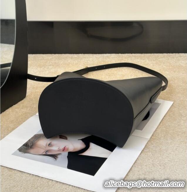 Promotional Alaia Hip Small Bucket Bag in Calfskin Leather 8857 Black 2026