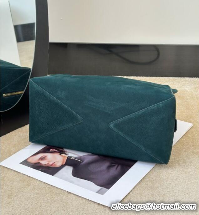 Grade Design Alaia Le Bouledogue Bowling Shoulder Bag in Nubuck Leather 8855 Forest Green 2026