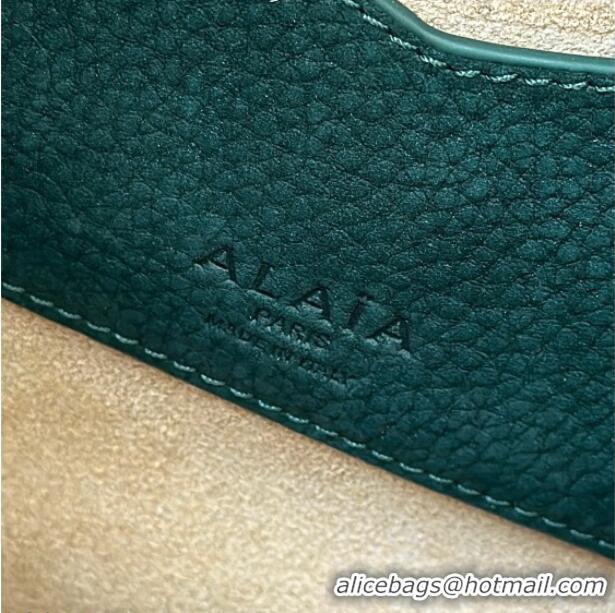 Grade Design Alaia Le Bouledogue Bowling Shoulder Bag in Nubuck Leather 8855 Forest Green 2026