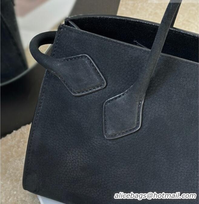 Best Price Alaia Le Tecket Tote Bags in Grained Nubuck Leather 8837 Anthracite Black 2026