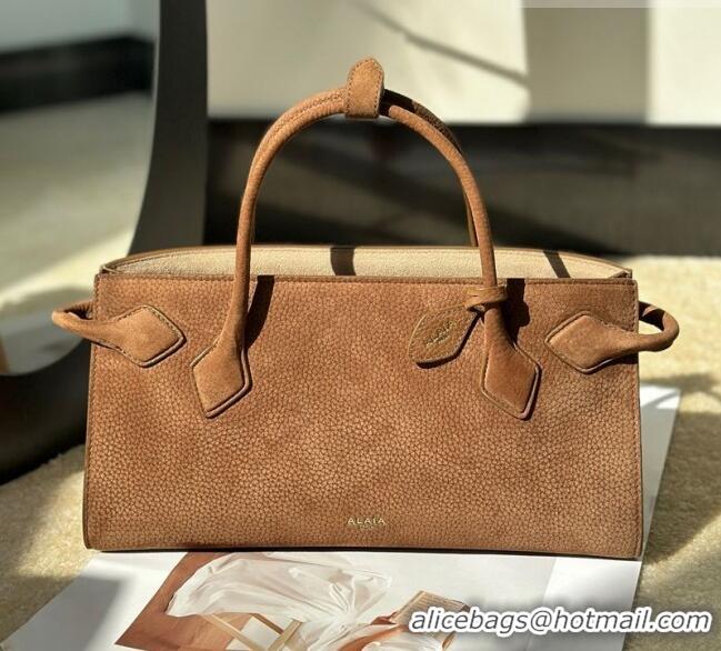 Classic Specials Alaia Le Tecket Tote Bags in Grained Nubuck Leather 8837 Light Brown 2026