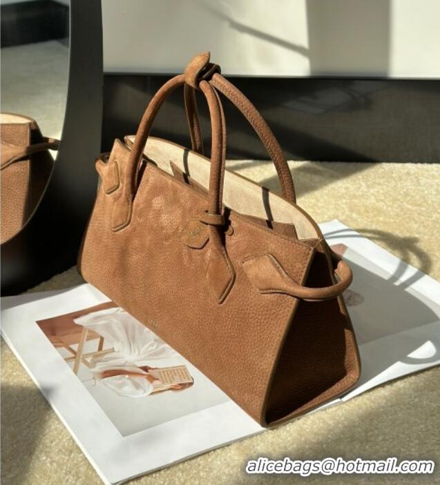Classic Specials Alaia Le Tecket Tote Bags in Grained Nubuck Leather 8837 Light Brown 2026