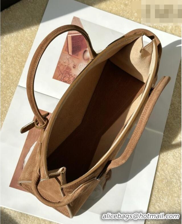 Classic Specials Alaia Le Tecket Tote Bags in Grained Nubuck Leather 8837 Light Brown 2026