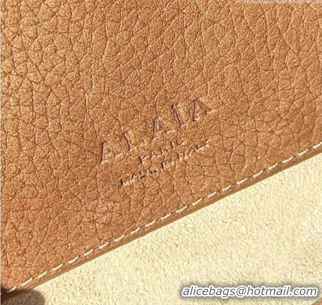 Classic Specials Alaia Le Tecket Tote Bags in Grained Nubuck Leather 8837 Light Brown 2026