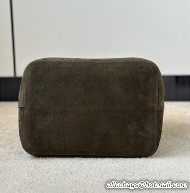 Best Product Alaia Le Cabas Tote Bags in Grained Nubuck Leather 8820 Green 2026