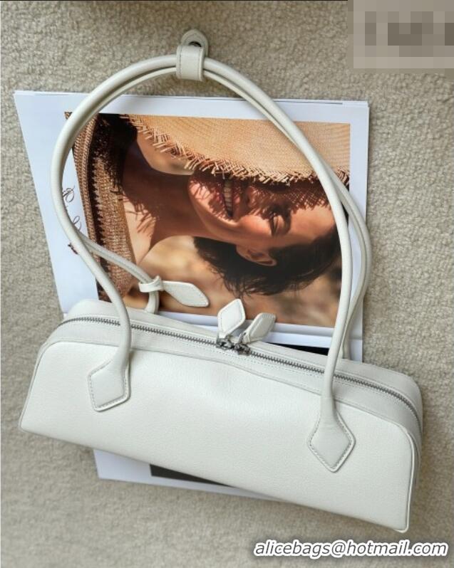 Super Quality Alaia Le Tecket Medium Long Shoulder bag in Calfskin Leather 998081 White 2026